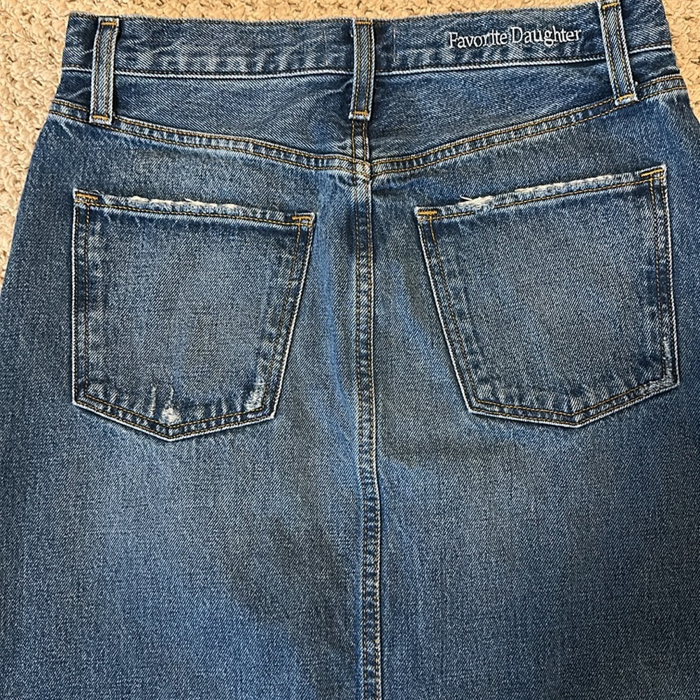 NWT | Favorite Daughter ‘The Sadie’ Maxi Denim Skirt - Picture 6 of 14